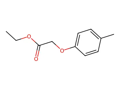Ethyl (p-tolyloxy)acetate structure