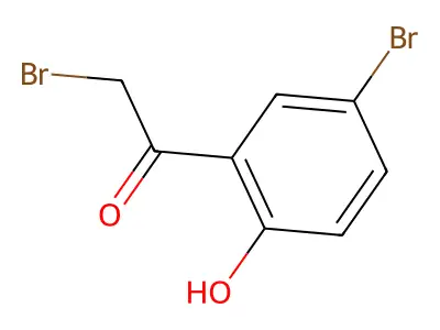 2,5'-Dibromo-2'-hydroxyacetophenone structure