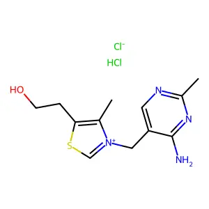 Thiamine Hydrochloride structure