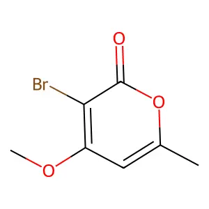 2H-Pyran-2-one, 3-bromo-4-methoxy-6-methyl- structure