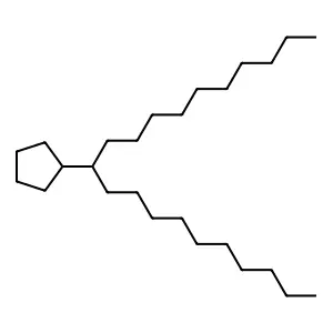 11-Cyclopentylheneicosane structure
