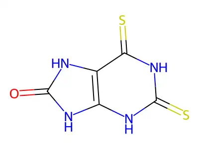 2,6-二硫脲酸 structure