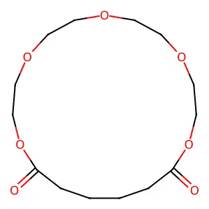 1,4,7,10,13-Pentaoxacyclononadecane-14,19-dione structure