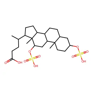 Deoxycholic acid disulfate structure