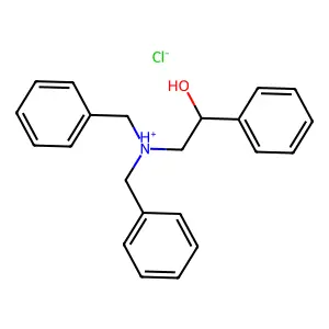 Benzyl alcohol, alpha-(dibenzylaminomethyl)-, hydrochloride structure