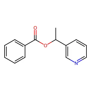 苯甲酸1-(3-吡啶基)乙酯 structure
