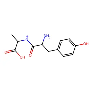 D-Alanine, L-tyrosyl- structure