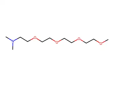 (2-{2-[2-(2-Methoxyethoxy)ethoxy]ethoxy}ethyl)dimethylamine structure