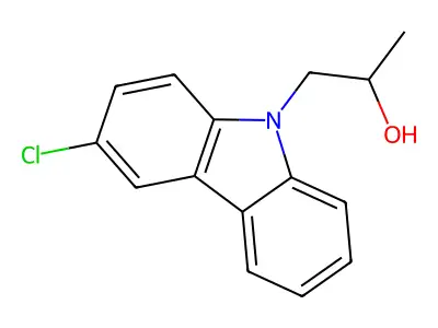 1-(3-Chlorocarbazol-9-yl)propan-2-ol structure