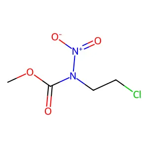 Carbamic acid, N-(2-chloroethyl)-N-nitro-, methyl ester structure