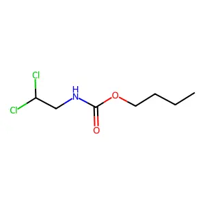 2,2-二氯乙基氨基甲酸丁酯 structure