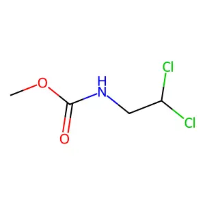 2,2-二氯乙基氨基甲酸甲酯 structure