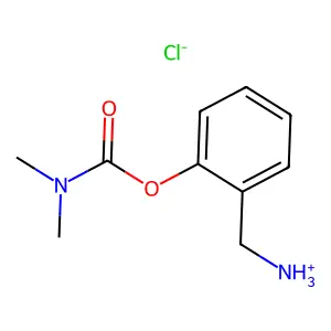 Carbamic acid, dimethyl-, 2-(aminomethyl)phenyl ester, hydrochloride structure