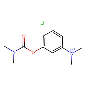Carbamic acid, dimethyl-, 3-(dimethylamino)phenyl ester, hydrochloride structure