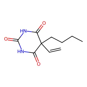 Barbituric acid, 5-butyl-5-vinyl- structure