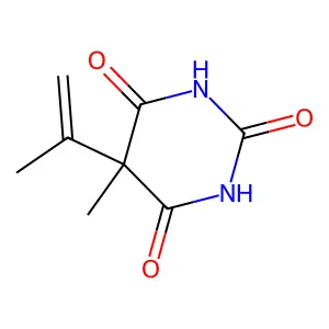 4,6-Dihydroxy-5-methyl-5-(prop-1-en-2-yl)pyrimidin-2(5H)-one structure