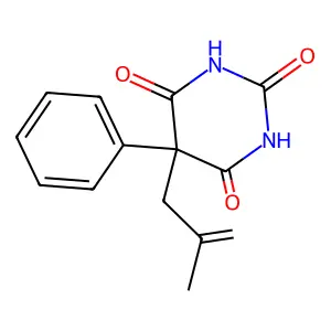 5-(2-Methylprop-2-en-1-yl)-5-phenylpyrimidine-2,4,6(1H,3H,5H)-trione structure