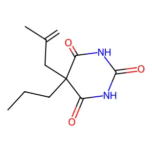5-(2-Methylprop-2-en-1-yl)-5-propylpyrimidine-2,4,6(1H,3H,5H)-trione structure