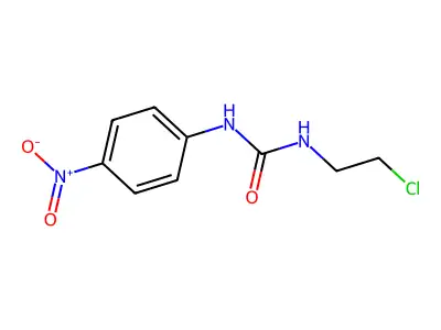 Urea, N-(2-chloroethyl)-N'-(4-nitrophenyl)- structure