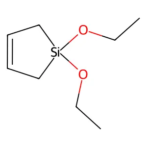 1,1-Diethoxy-1-silacyclo-3-pentene structure