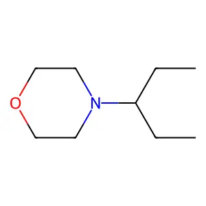 Morpholine, 4-(1-ethylpropyl)- structure