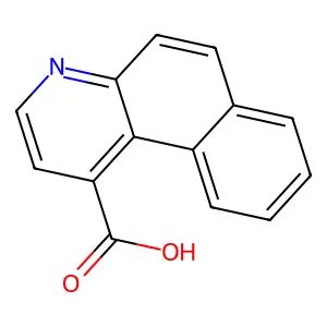 苯并[f]喹啉-1-甲酸 structure