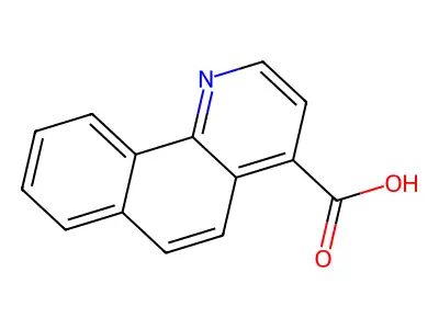 Benzo[h]quinoline-4-carboxylic acid structure