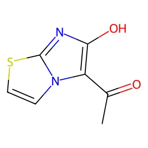 1-(6-Hydroxyimidazo[2,1-b]thiazol-5-yl)ethanone structure