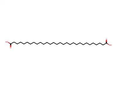 Triacontanedioic acid structure