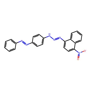 1-Triazene, 1-(4-nitro-1-naphthalenyl)-3-(4-(2-phenyldiazenyl)phenyl)- structure