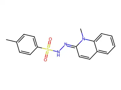 4-methyl-N-[(1-methylquinolin-2-ylidene)amino]benzenesulfonamide structure