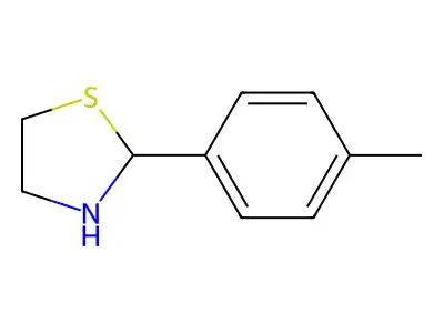 2-(p-Tolyl)thiazolidine structure