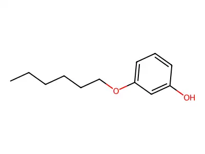 2-Hexyl-1,3-benzenediol structure