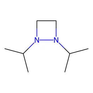 1,2-Diazetidine,1,2-bis(1-methylethyl)-, trans- structure