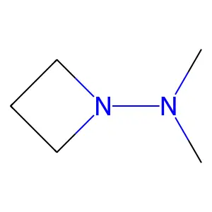 N,N-二甲基-1-氮杂环丁烷胺 structure