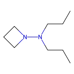 N,N-二丙基-1-氮杂环丁烷胺 structure