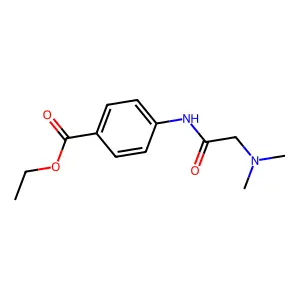 N,N-Dimethylglycylbenzocaine structure