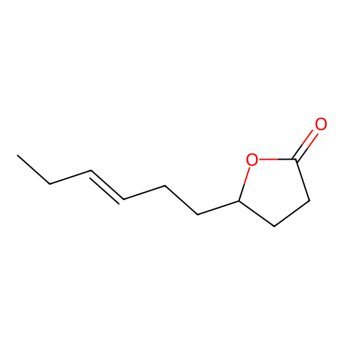 (E)-5-(3-Hexenyl)dihydrofuran-2(3H)-one structure