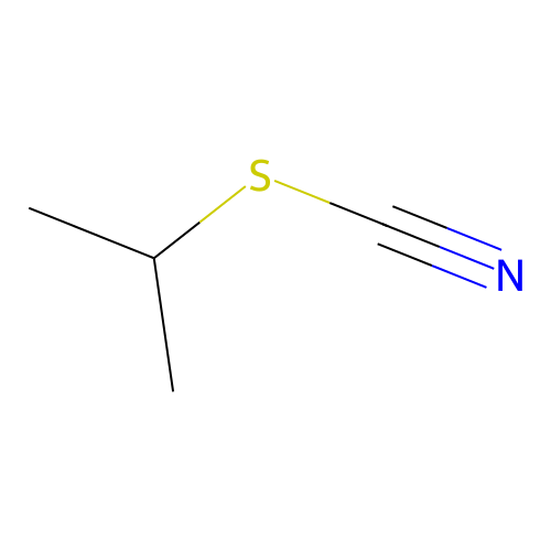 Isopropyl thiocyanate structure