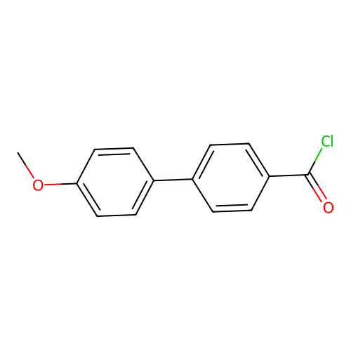 4-(4-Methoxyphenyl)benzoyl chloride structure