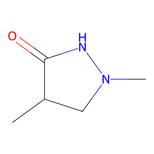 3-Pyrazolidinone, 1,4-dimethyl structure
