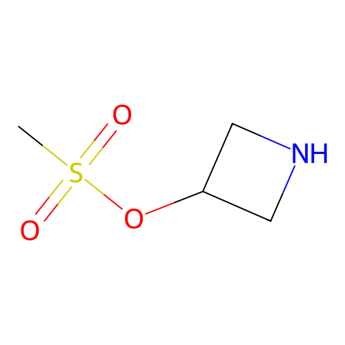 Azetidin-3-yl methanesulfonate structure