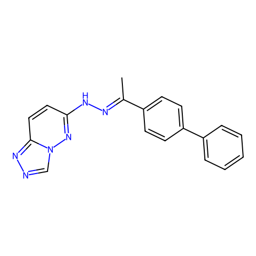 C19H16N6 structure