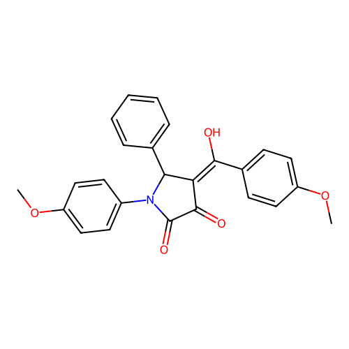 C25H21NO5 structure
