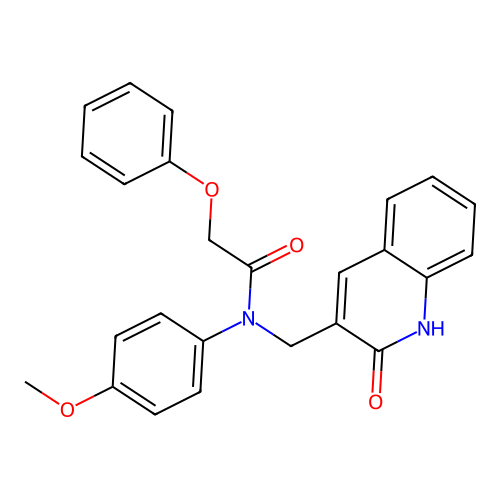 N-((2-hydroxyquinolin-3-yl)methyl)-N-(4-methoxyphenyl)-2-phenoxyacetamide structure
