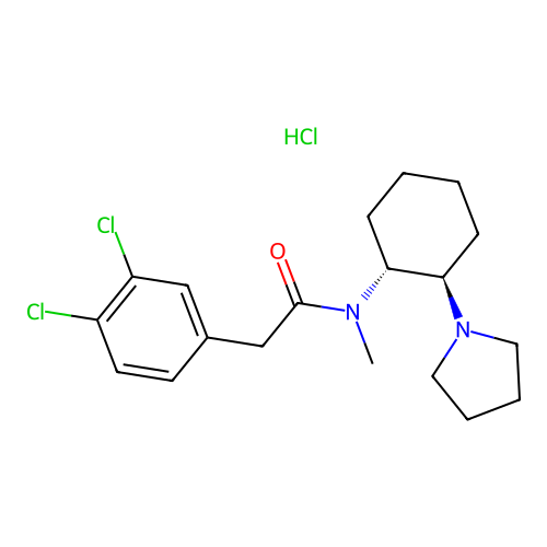 (+)-U-50488 hydrochloride structure