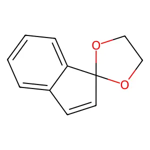 Indenone ethylene ketal structure