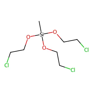 Tris(2-chloroethoxy)methylsilane structure