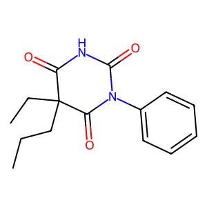 5-Ethyl-6-hydroxy-3-phenyl-5-propylpyrimidine-2,4(3H,5H)-dione structure