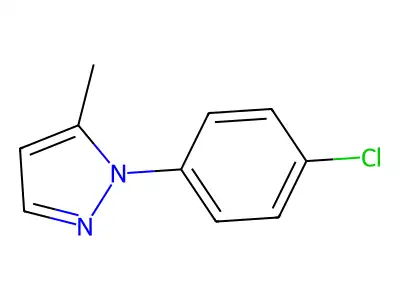 1-(4-chlorophenyl)-5-methyl-1H-pyrazole structure